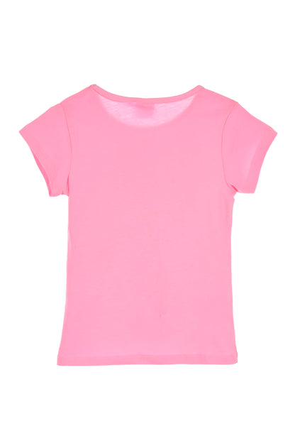 Disney Stitch Mädchen T-Shirt, Lilo&Stitch, Baumwolle, Kinder Shirt, Größe 98 bis 128, 3 bis 8 Jahre