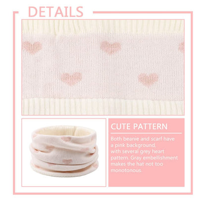 XIAOHAWANG Baby Strickmütze Winter Babymütze Junge Warme Kindermütze Junge Beanie Mütze Dicke Wintermütze für Herbst,Winter