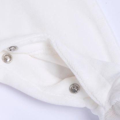 Chicco, Babystrampler Aus Warmem Und Weichem Nicki, Mit Praktischer Schrittöffnung, Ideal Für Den Winter, Babykleidung für 0-24 Monate, Designed in Italy