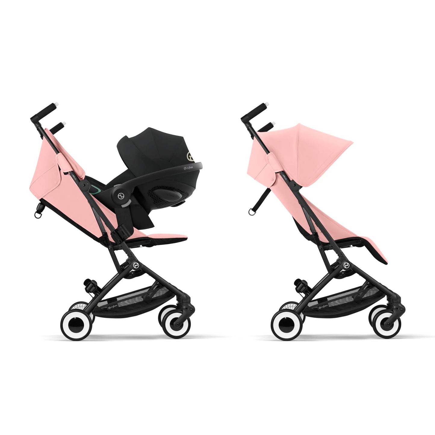 CYBEX Gold Pushchair Dragonfly with One-Pull Harness, From Approx. 6 Months to 4 Years (max. 22 kg), Ultralight (Only 6 kg), Fog Gray (Grey with Silver Frame) 