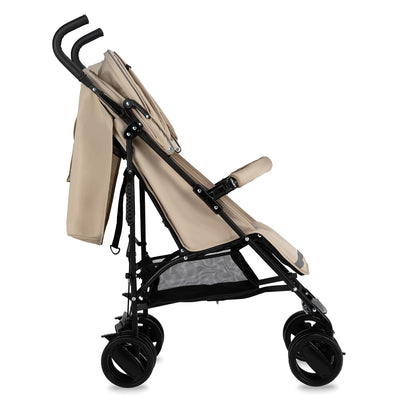 MoMi AKIRA Kinderbuggy Kinderwagen ab 6 Monaten (bis 15 kg), verstellbarer 5-Punkt-Sicherheitsgurt, Babytasche, Einkaufskorb, Regen- und Insektenschutz.