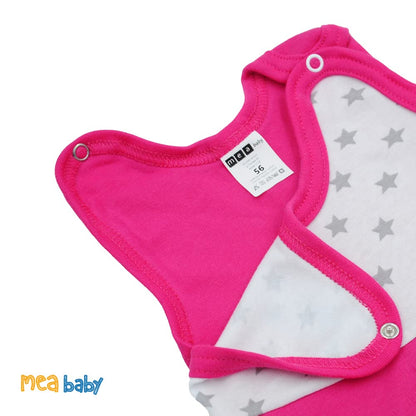 MEA BABY Unisex Strampler mit Aufdruck, Baumwolle, 5er Pack. Baby Strampler Mädchen Baby Strampler Junge