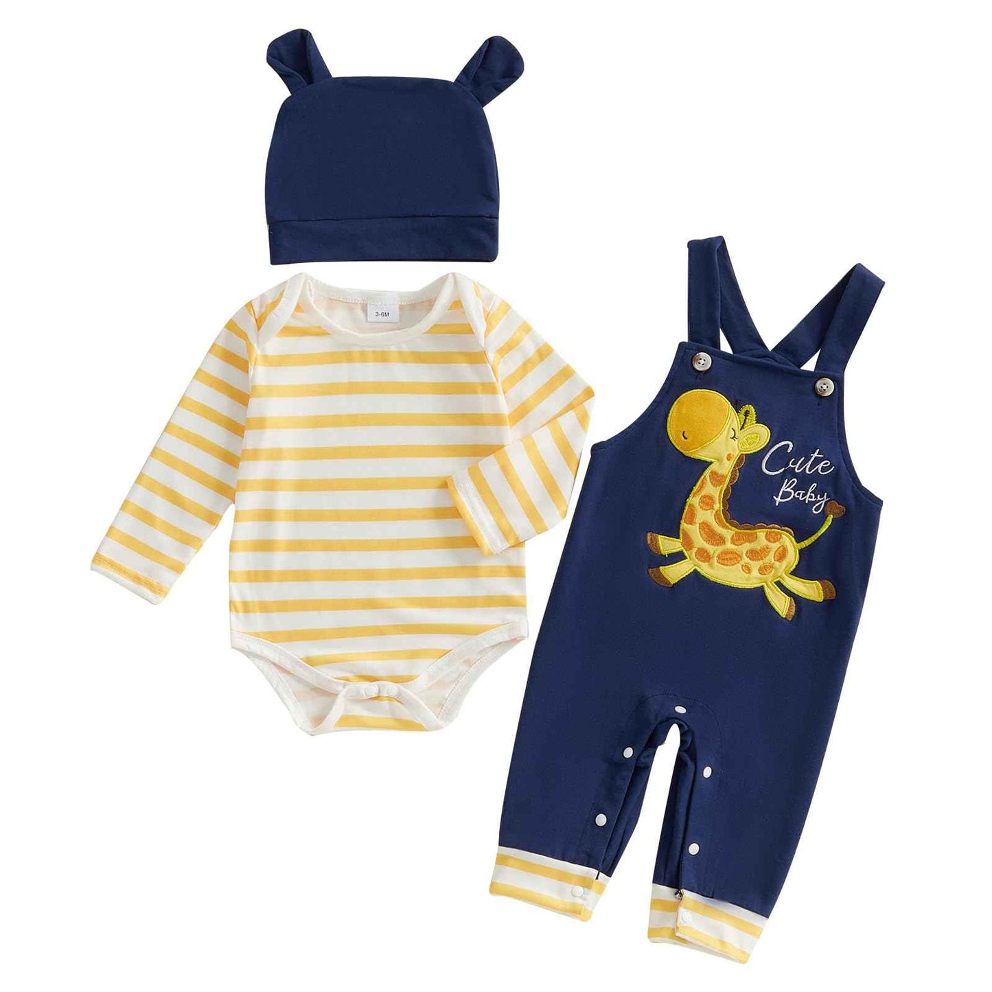 Baby Boys Clothing Romper Dungarees Set Clothing Sets for Boys Baby Set Newborn Gift