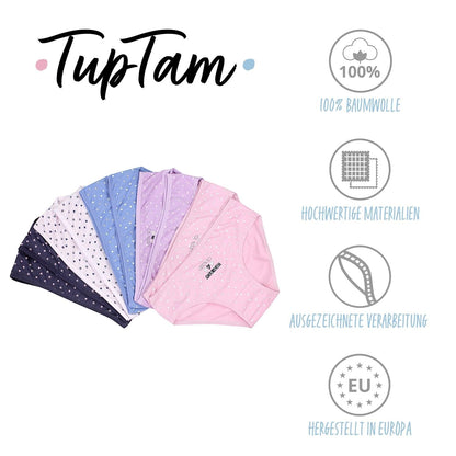 TupTam Unterhosen Mädchen 10er Pack – Bequeme Unterwäsche für Mädchen aus Baumwolle