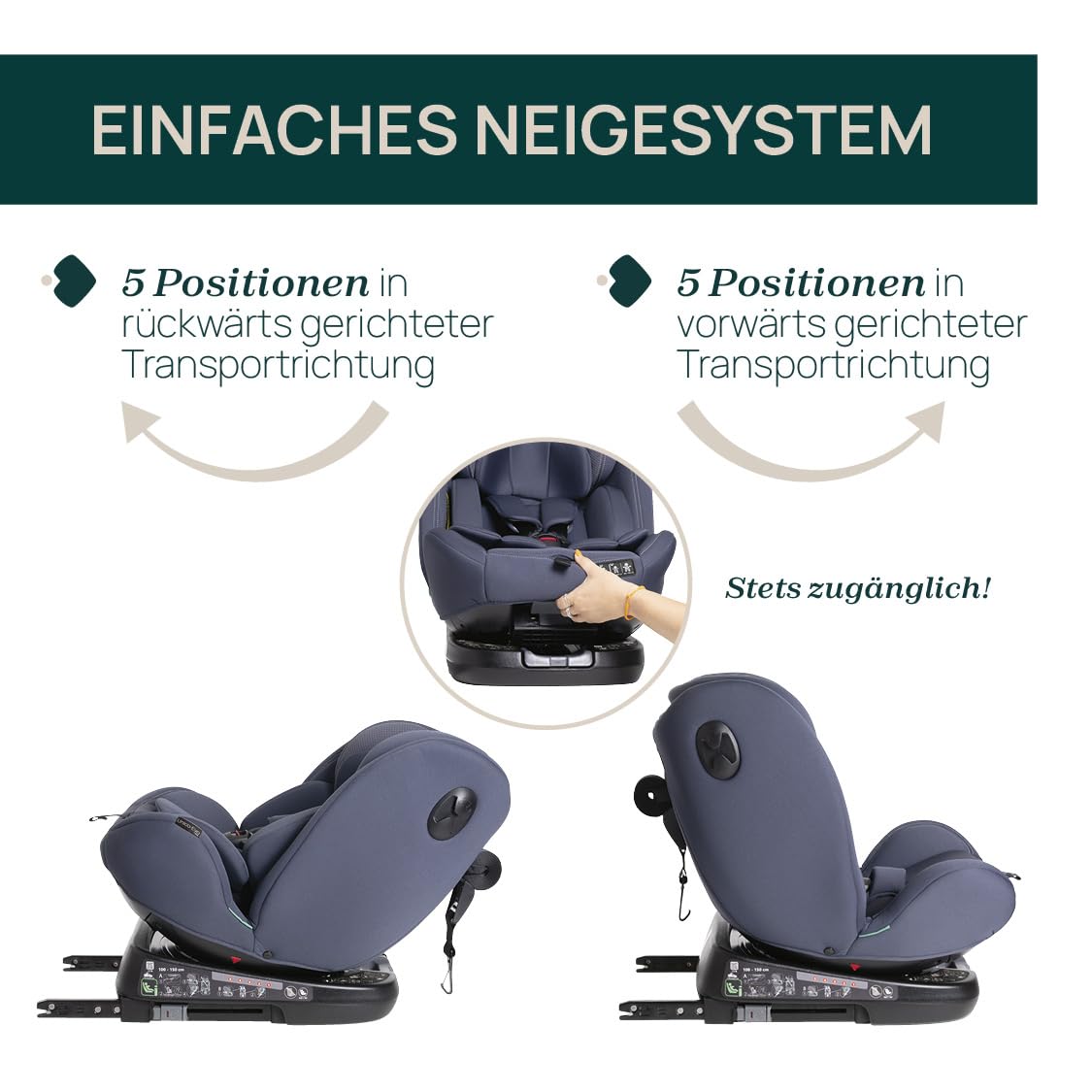 Chicco Unico Evo I-Size, Kindersitz 0-36 Kg, für Kinder von 40 bis 150 cm, homologiert ECE R129/03, Isofix 360° drehbar und neigbar, Gruppe 0+/1/2/3 von 0 bis 12 Jahren, Schwarz - Meloni2