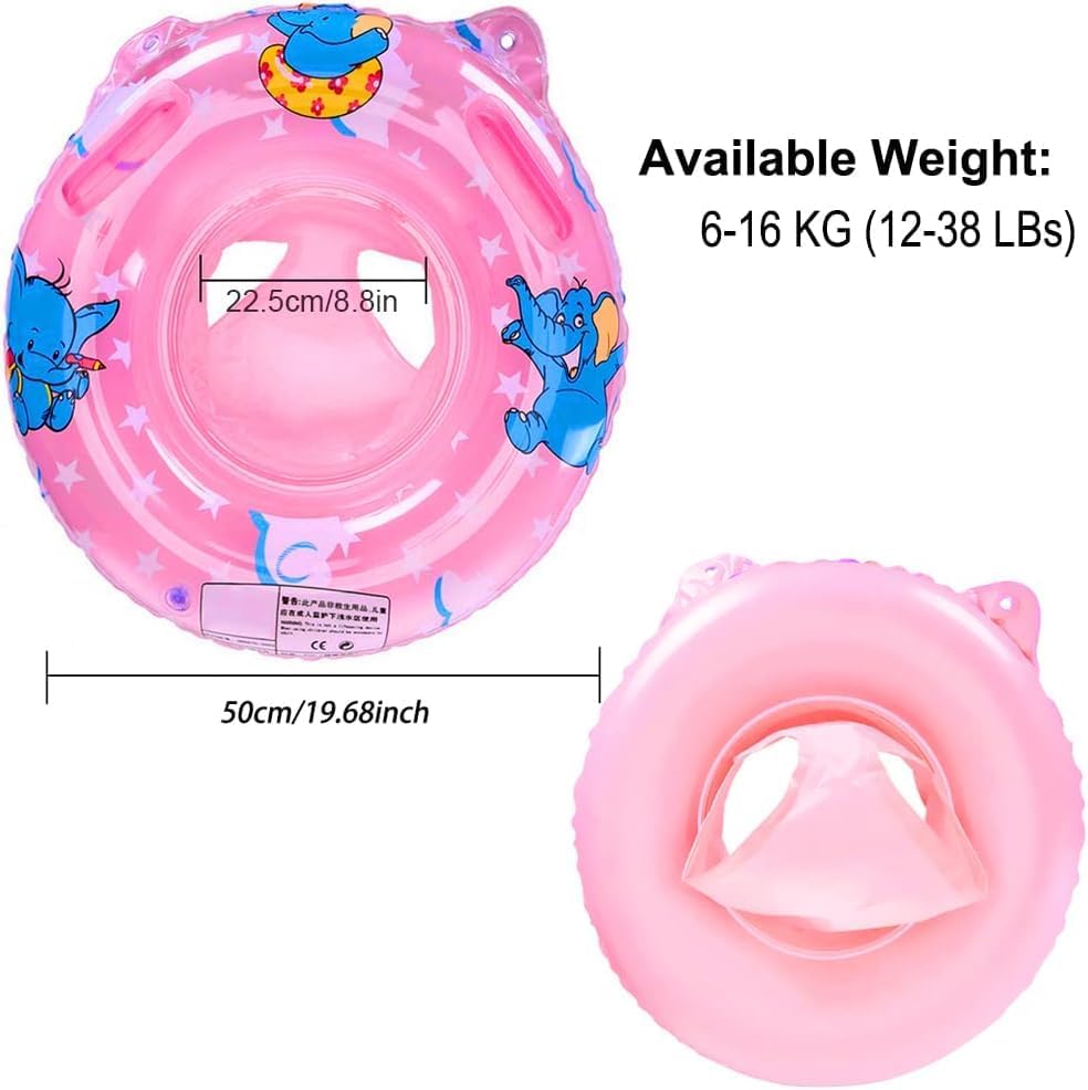 Baby Schwimmring, Baby Schwimmen Ring, Schwimmhilfe mit Schwimmsitz, Schwimmreifen für Kleinkind von 6 Monate bis 48 Monate, Schwimmlernhilfe für Mädchen und Jungs