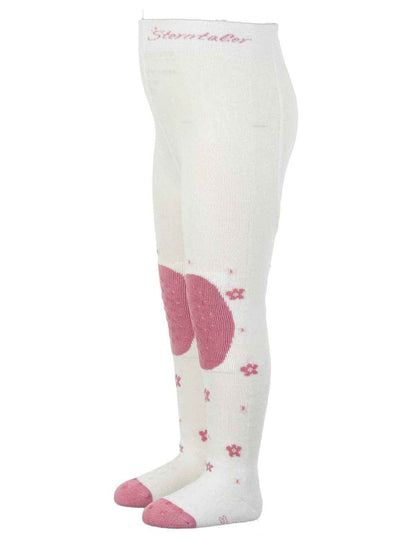 Sterntaler Crawling Tights Mouse - ABS Tights for Girls - Children's Tights with Non-Slip Nubs on Knee, Instep and Sole - Crawling Tights for Crawling Adventures