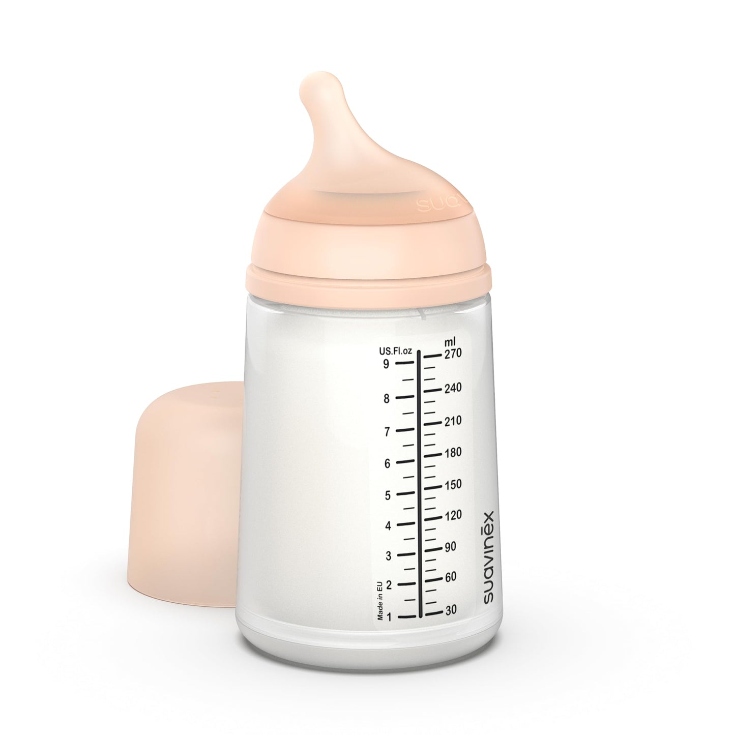 Suavinex - Anti-Kolik Babyflasche Zero-Zero +0 Monate, 180 ml - Ultraweicher Stillsauger, anpassbare Durchflussmenge