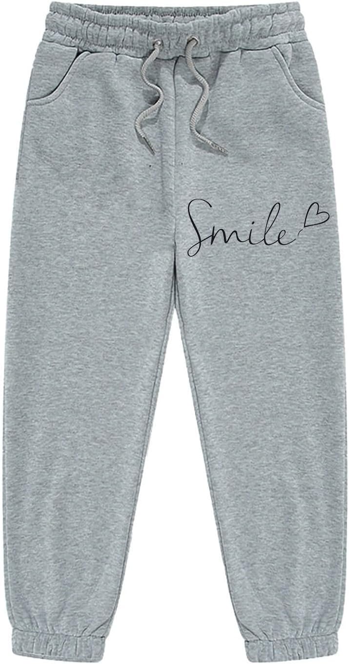Mädchen 2-teiliges Outfit Herbst Hoodie Lächeln Sweatsuit Sets Kinder 2025 mit Kapuze Ausgehen Sweatanzüge Sweatshirt mit Taschen Grafik Langarm Brief Kordelzug Sweatsuits Sets