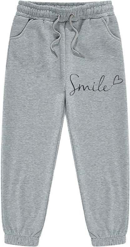 Mädchen 2-teiliges Outfit Herbst Hoodie Lächeln Sweatsuit Sets Kinder 2025 mit Kapuze Ausgehen Sweatanzüge Sweatshirt mit Taschen Grafik Langarm Brief Kordelzug Sweatsuits Sets