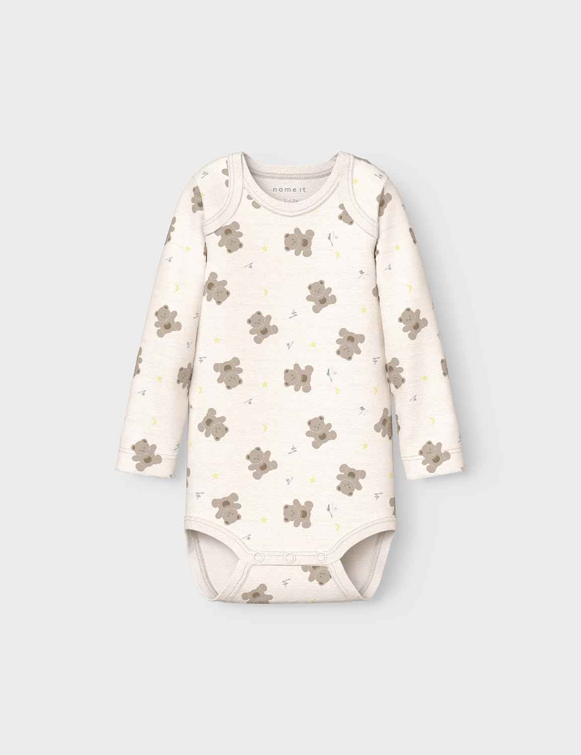NAME IT Unisex Nbnbody 3P LS Jet Stream Bear Noos (Pack of 3)
