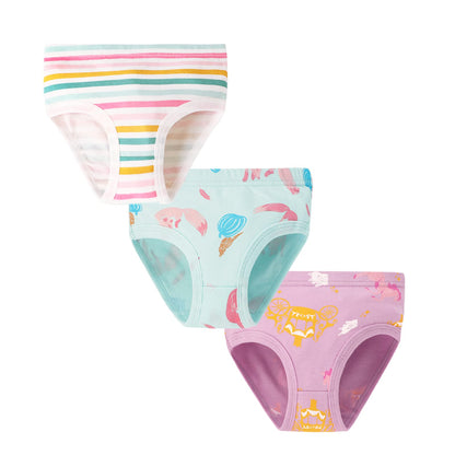 JackLoveBriefs Mädchen Unterhosen Bequeme Slips Baumwolle