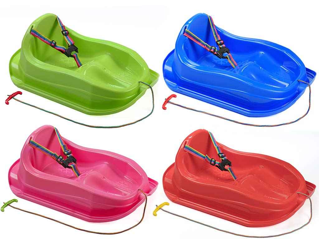 Children's Sledge with Safety Belt up to 3 Years
