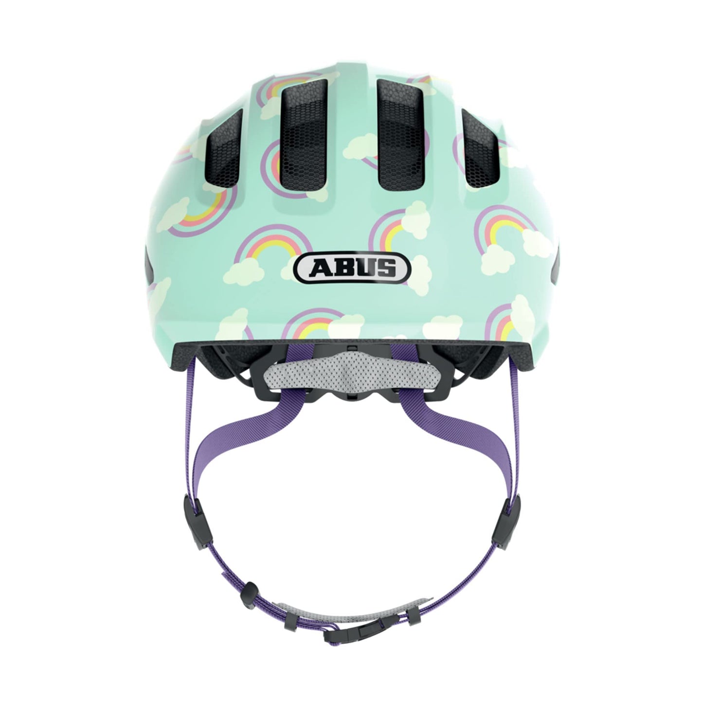 ABUS Smiley Kinderhelm 3.0 LED - Fahrradhelm für Kleinkinder mit tiefer Passform - kindgerechte Designs - Platz für Pigtail - Unisex