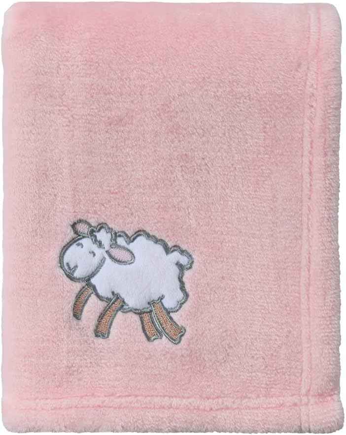 CREVENT Kleine Flauschige warme Baby-Überwurfdecke für Jungen, Kleinkinder, Kinderbett, Kinderwagen, 75 cm x 100 cm, graue Wolke