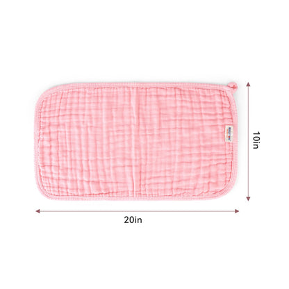 Maliton 6 Stück Baby Spucktücher für Jungen/Mädchen,aus 100% Baumwollem,weich, langlebig, luftdurchlässig und extrem saugstark (Zoo-Muster),50x25cm
