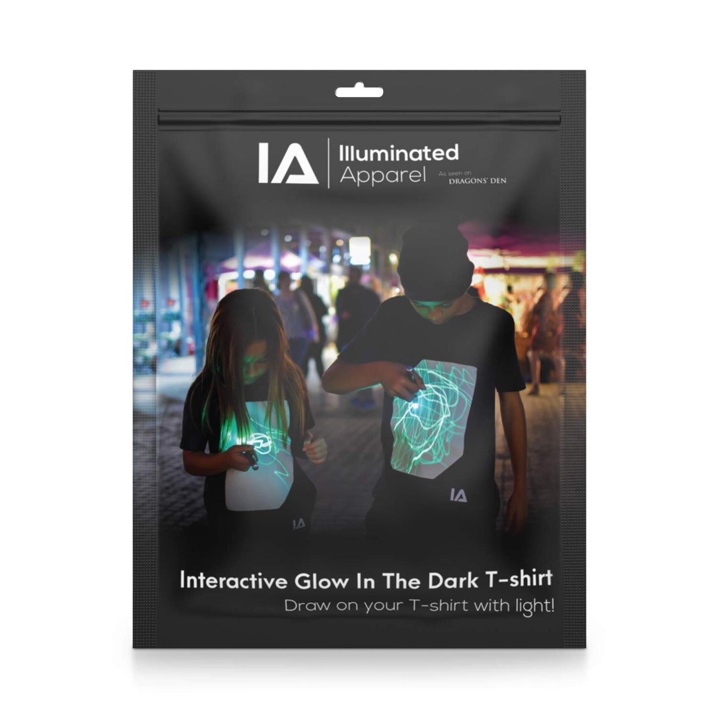 Illuminated Apparel Leuchtet Im Dunkeln Interaktives Leucht-T-Shirt