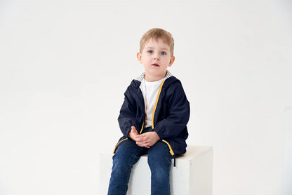 Volunboy Baby Kapuzen Jackets, Jungen Langarm Winddicht Mantel Cartoon Aufdruck Jacken