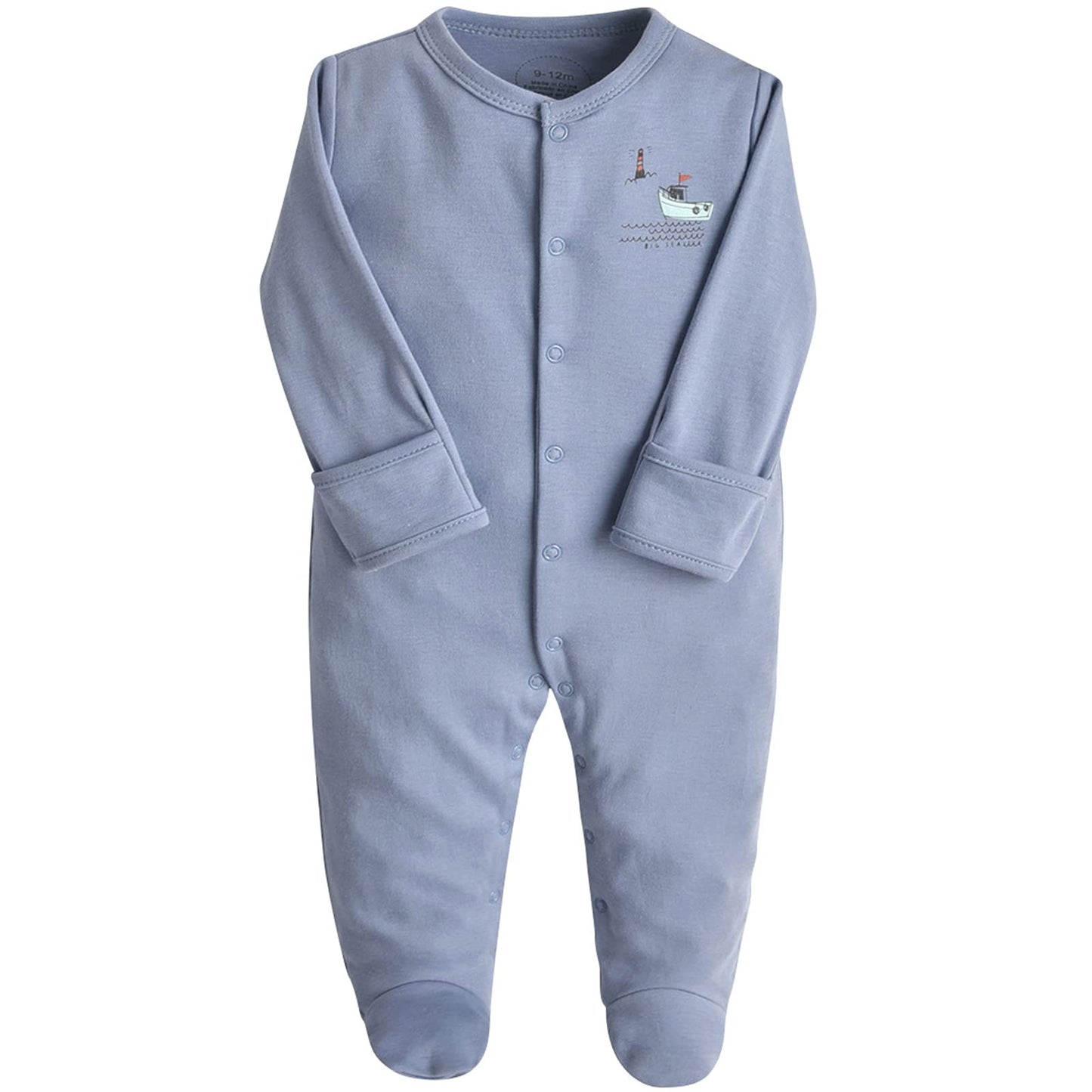 amropi Baby Mädchen Schlafstrampler 3er Pack Jungen Pyjamas Baumwolle Overalls Strampler für 0-12 Monate