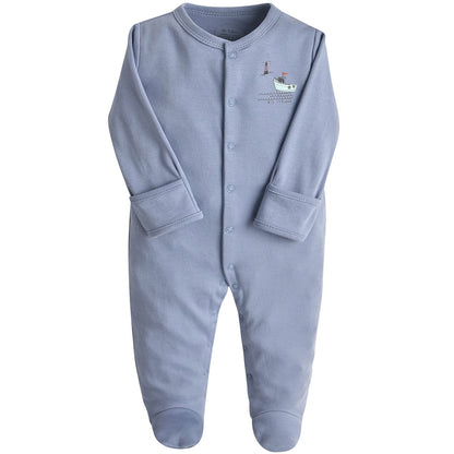 amropi Baby Mädchen Schlafstrampler 3er Pack Jungen Pyjamas Baumwolle Overalls Strampler für 0-12 Monate