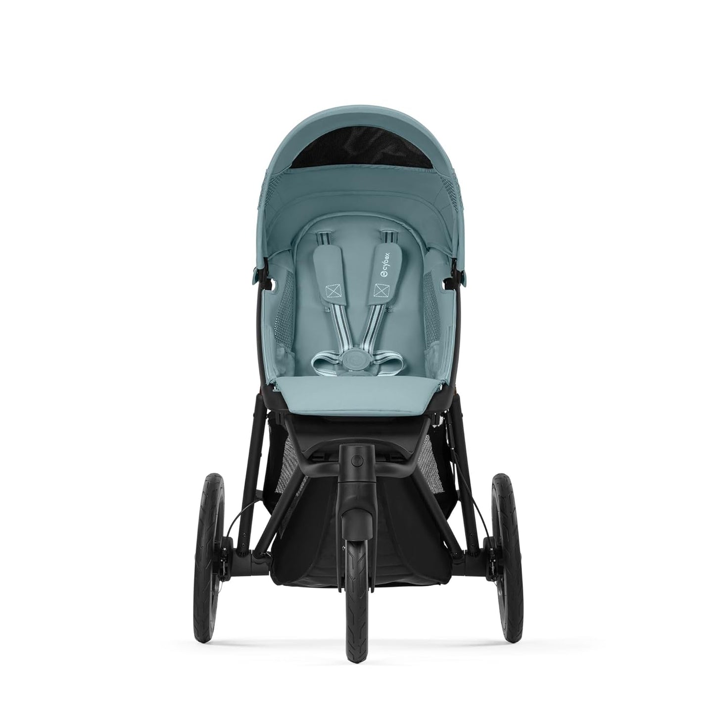CYBEX Gold AVI SPIN Kinderwagen, Ab Geburt bis ca. 4 Jahre, Max. 111 cm und 22 kg, City-, All-Terrain-Kinderwagen, Moss Green