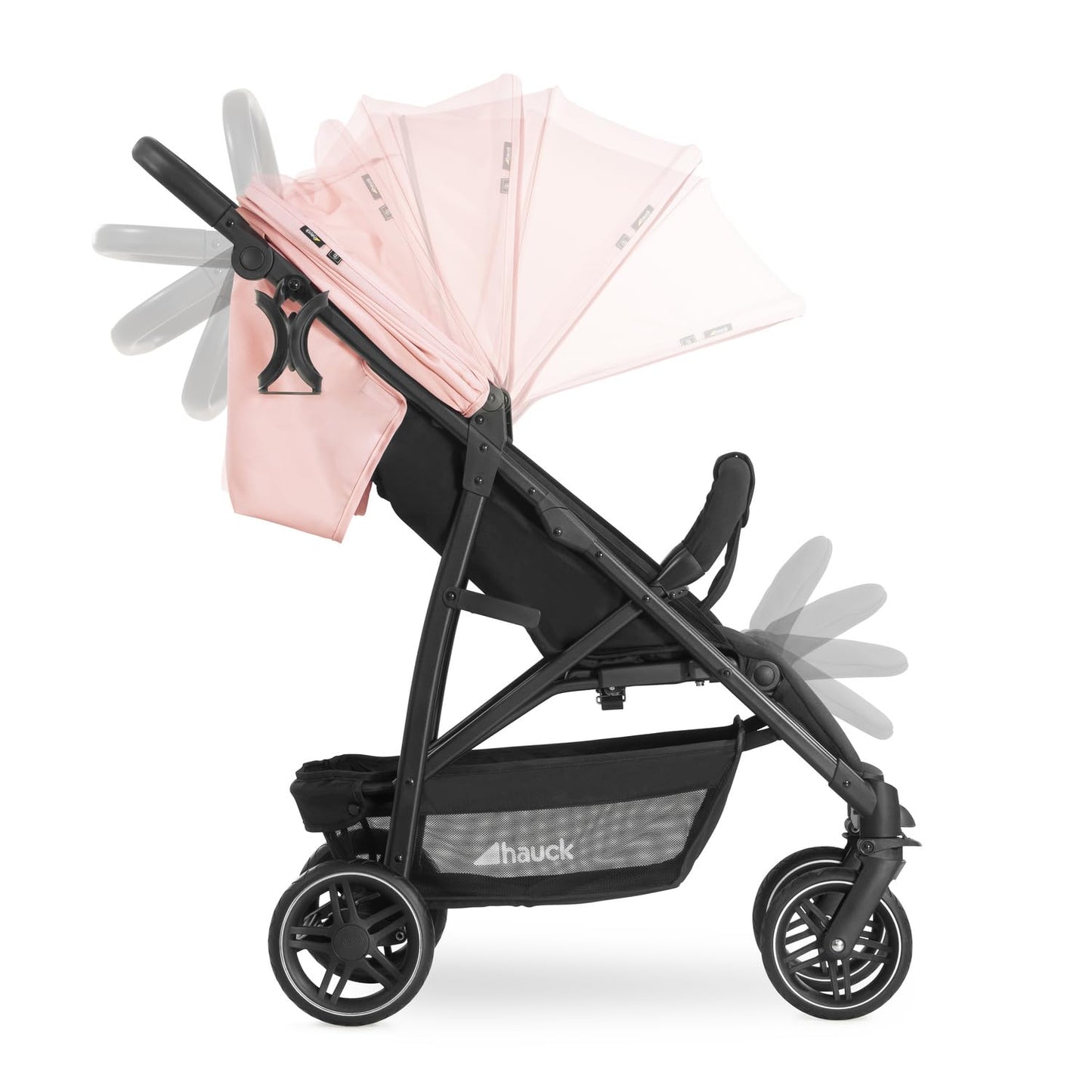 Hauck Rapid 4R Plus Buggy, XL Sonnendach UPF 50+, maximale Belastung 25 kg, Hauck Rapid 4R Plus Buggy, XL Sonnendach UPF 50+, maximale Belastung 25 kg, schnell klappbar, kompakt, höhenverstellbar, Getränkehalter, Liegeposition, großer Einkaufskorb