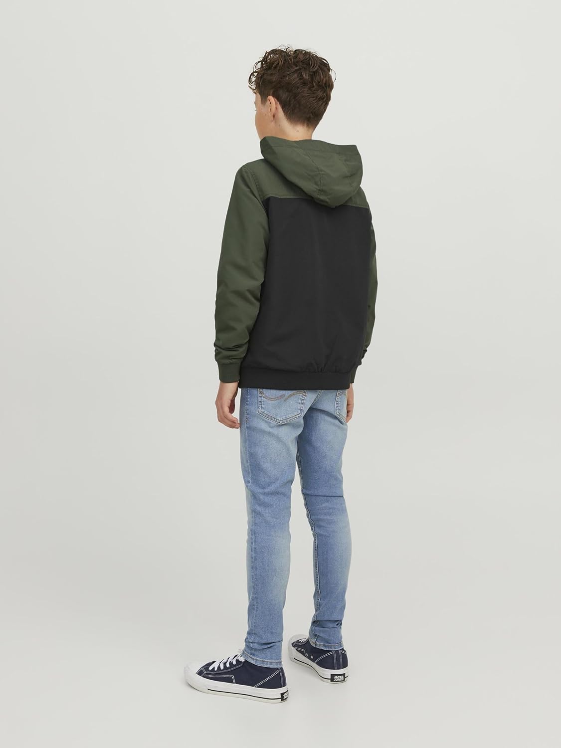JACK &amp; JONES Jjerush Blocking Hood Bomber Sn Jr Boys Jacket 