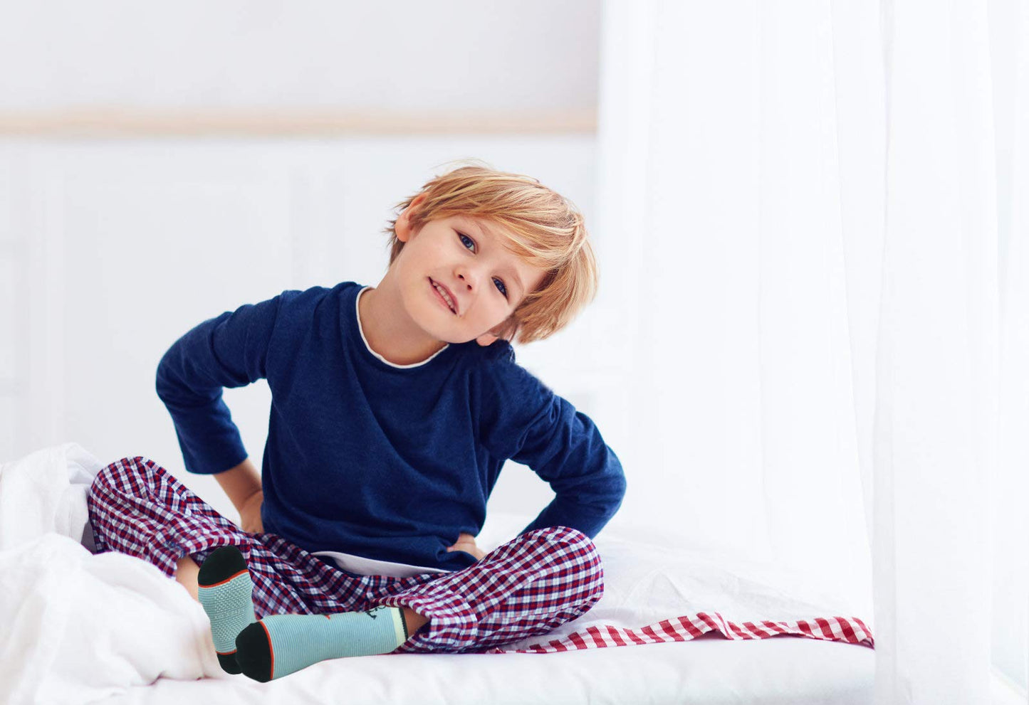 HYCLES Baby ABS Socks Children 0-7 Years 12 Pairs Stopper Socks Children Non-Slip Socks Child Boys Girls 23-26 27-30 Toddler Socks Baby