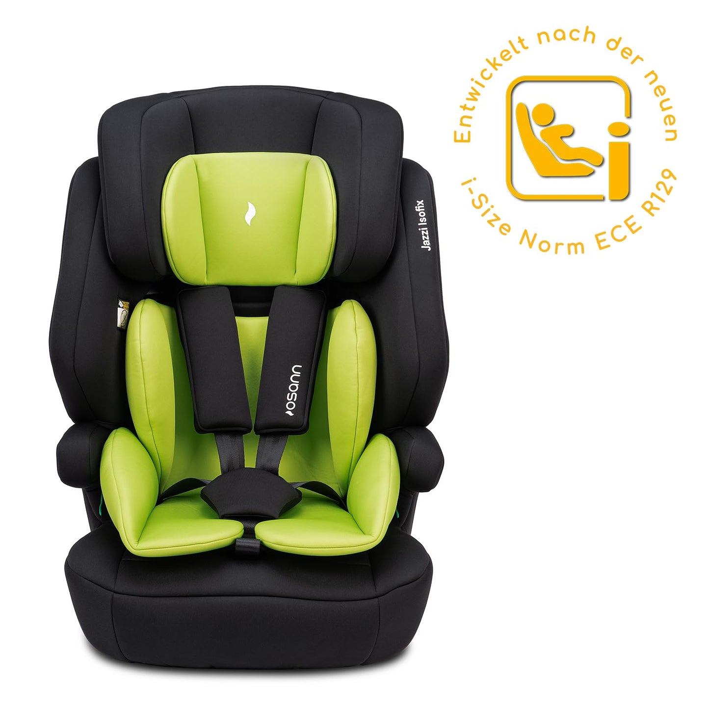 Osann Jazzi Isofix – Der sichere Kindersitz ab 1 Jahr (76–150 cm), mitwachsend mit Isofix & Top-Tether, Schutz & Geborgenheit auf jeder Fahrt - Sunset