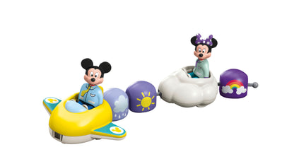 PLAYMOBIL JUNIOR | Disney | Micky Maus & Minnie Maus | Wolkenflug | nachhaltiges Spielzeug für Kinder ab 1 Jahr | 71697