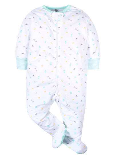 Gerber Unisex Baby 4 Pack Sleep 'N Play Footie Brisuren (4er Pack)