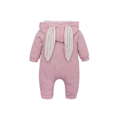 Kleinkind Baby Jungen Mädchen Baumwolle Strampler Langarm Mit Kapuze Reißverschluss Overall Body Baby Herbst Kleidung Pyjamas Outfit