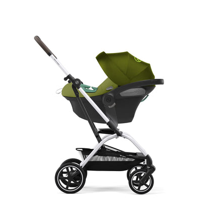 CYBEX Gold Babyschale Aton S2 i-Size, Ab Geburt bis ca. 24 Monate, Max. 13 kg, Inkl. Neugeboreneneinlage, SensorSafe kompatibel, Ocean Blue - Meloni2