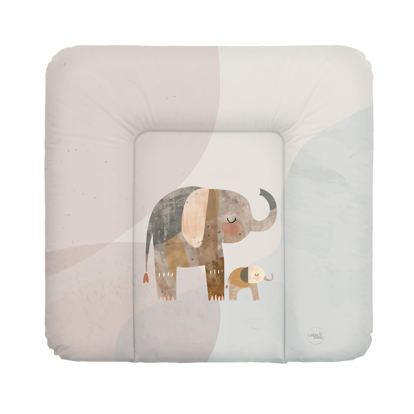 Ceba Baby® weiche Wickelauflage 50x70 cm - Baby Wickelunterlage - Wickeltischauflage für Junge und Mädchen - Wasserdicht, abwaschbar - OEKO-TEX® Standard 100 - Made in EU - Waldfreunde