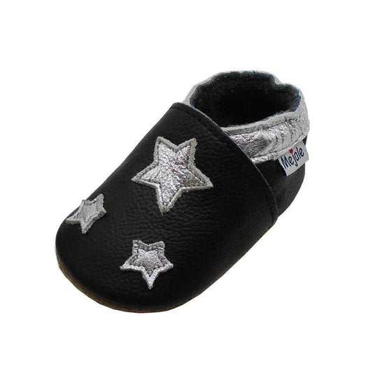 Mejale Leather Baby Shoes First Walking Shoes Crawling Shoes Toddler Children's Shoes Slippers