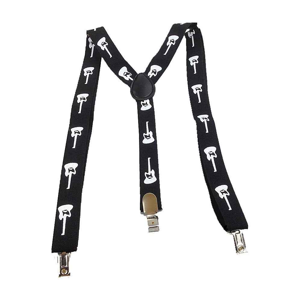 Long Kids Y Shape 3 Clips Elastic Slim Braces
