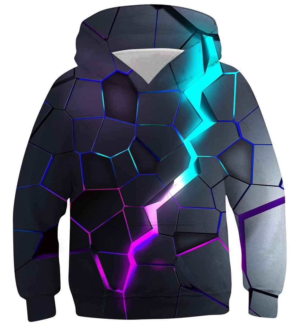 Fanient Children's / Boys’ / Girls’ Hoodies, 3D Print, Vivid Animal Cartoon Graphic Sweatshirt, Pocket Pullover Hoodie for 6-16 Years