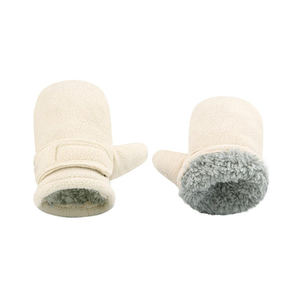 SEYUFN Baby Winter Gloves Fleece Lining Toddler Boys Warm Soft Baby Girls Adjustable Gloves Outdoor Gloves