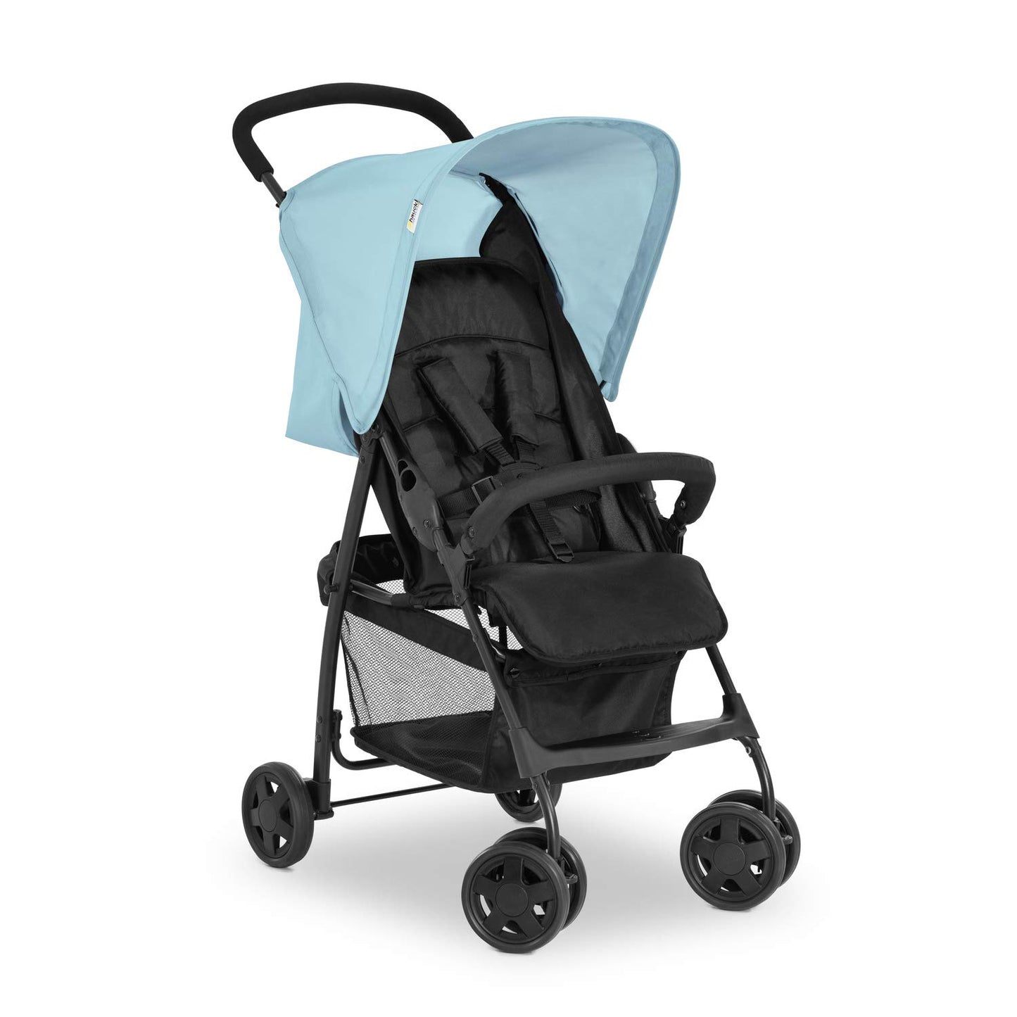 Hauck Lightweight Stroller up to 18 kg with reclining function from birth, small foldaway, sun canopy, large basket - Meloni2