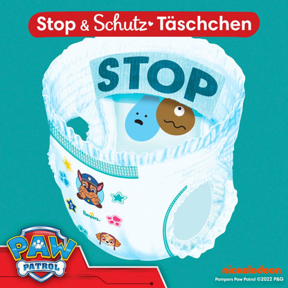 Pampers Baby-Dry Pants Paw Patrol Edition Größe 5, 160 Windeln, 11kg-17kg, 360° Passform hilft, Auslaufen zu verhindern