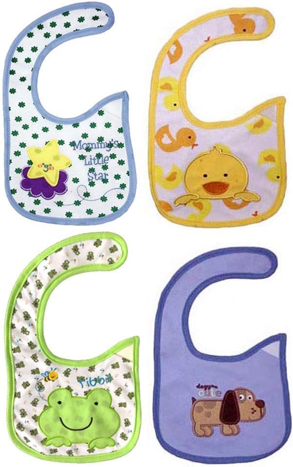 Yafane Baby Lätzchen Wasserdicht Weich 10er aus Baumwolle Halstücher Sabberlätzchen Spucktücher Baby für Baby Jungen und Mädchen Kleinkinder