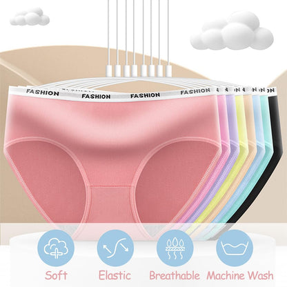 Sunvivid Teenager Mädchen Unterhosen Unterwäsche Atmungsaktive Bequeme Slips Taillenslips Schnelltrocknend Panties Höschen Größe Kinder 8-18 Jahren - 8er Pack