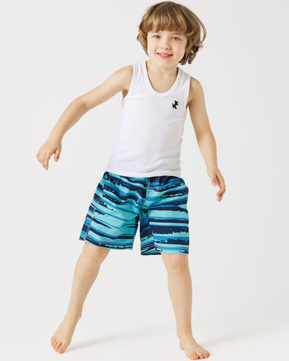 Adorel Boys' Swimming Trunks with Inner Briefs