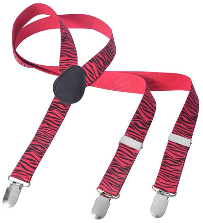 Long Kids Y Shape 3 Clips Elastic Slim Braces