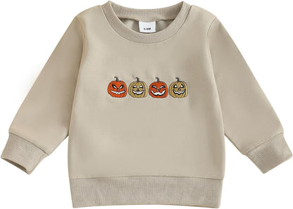 ESSECMBS Kleinkind Baby Jungen Daliy Sweatshirt Kleidung Langarm Rundhalsausschnitt Einfarbig Oberteile Kleiner Junge Frühling Herbst Baumwolle Hemd Kleidung