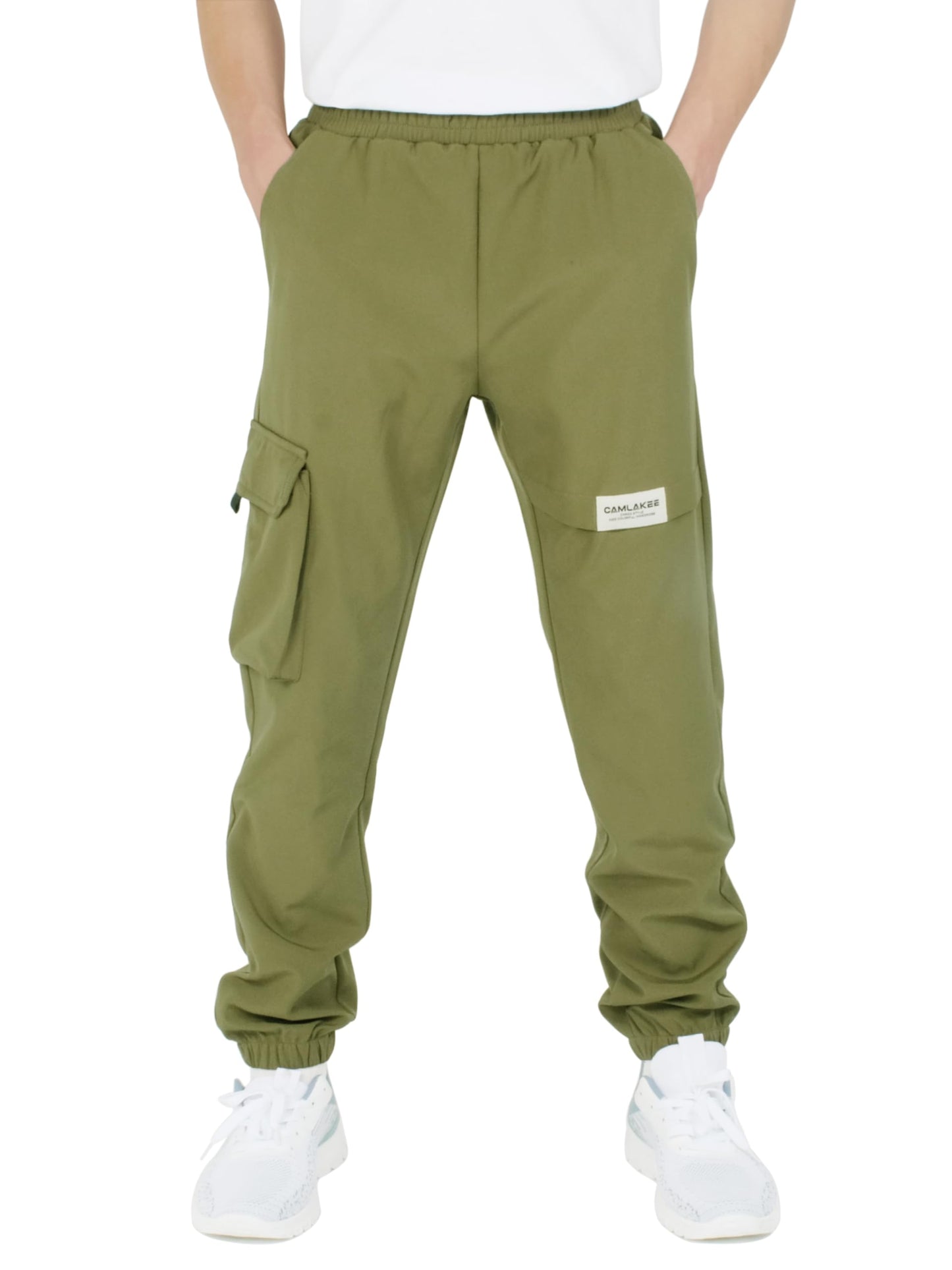 CAMLAKEE Hiking Trousers Children's Waterproof Trekking Trousers Boys Outdoor Trousers Boys Cargo Trousers