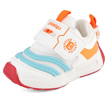 MASOCIO First Walker Shoes Baby Shoes Boy Girl Baby Shoes Soft Flat Rubber Anti-Slip 