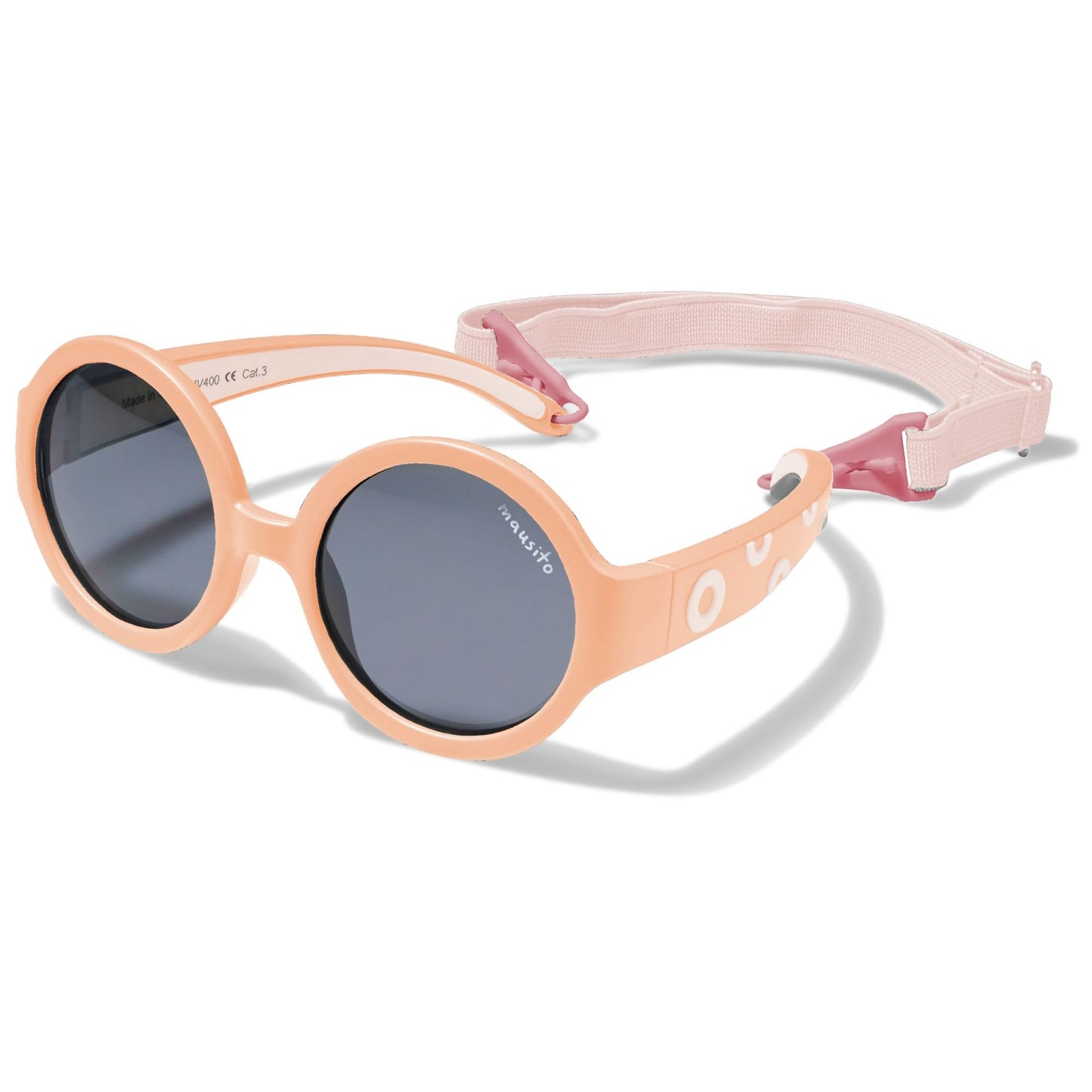 Mausito Sonnenbrille Kinder 6-24 Monate & 2-5 Jahre | VERGLEICHSSIEGER Kindersonnenbrille 100% UV-Schutz | BIEGSAM | Schadstofffreie Kindersonnenbrillen mit Band | Europäisches Design für Kinder
