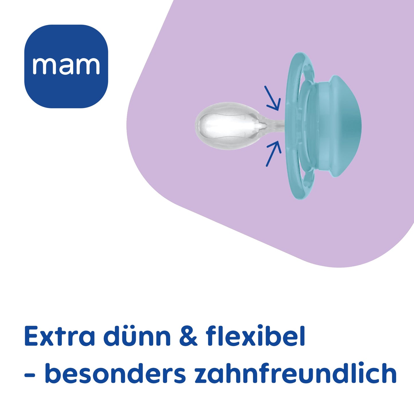 MAM Perfect Start Schnuller im 2er-Set, speziell für Neugeborene, zahnfreundlicher Baby Schnuller aus nachhaltigen & bio-erneuerbaren Materialien, mit Schnullerbox, 0-2 Monate, Biene/Schnecke