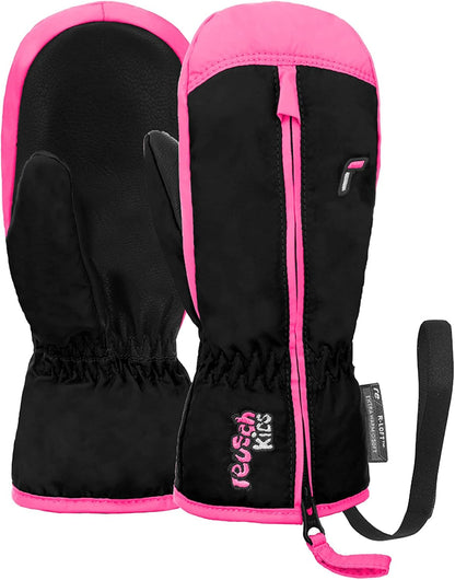 Reusch Ben Mitten extra warme und weiche Fausthandschuhe Winterhandschuhe Fäustlinge Kinder Babys Kleinkinder Mädchen und Jungen mit einem Reißverschluss